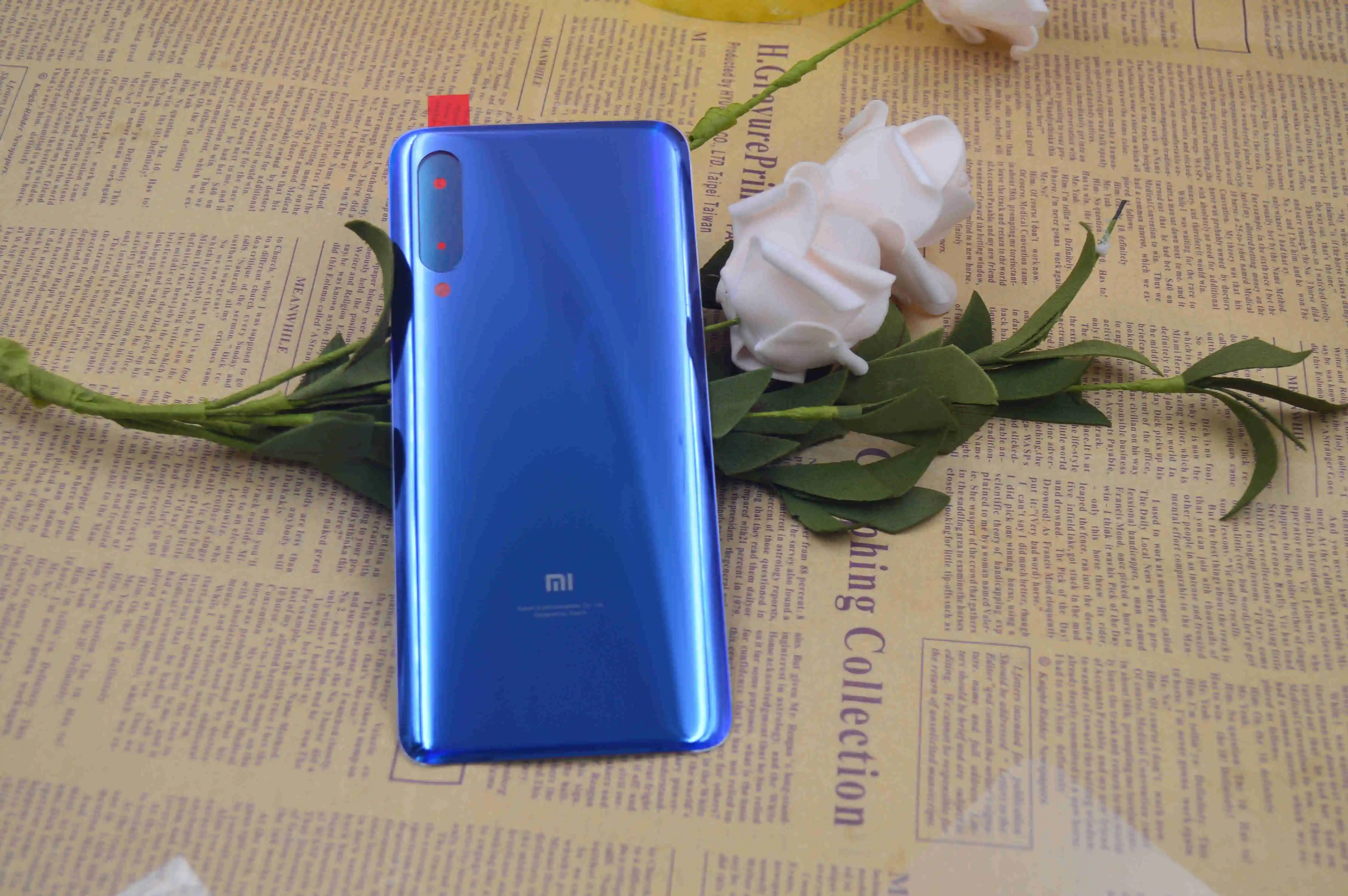 Новинка 100% Крышка батарейного отсека для Xiaomi Mi 9 Задняя стеклянная панель Mi9
