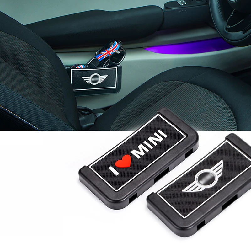 

For BMW MINI Cooper S jcw f54 f55 f56 f60 r55 r56 r60 r61 Car Organizer Charge Box Car Storage Box phone holder Stowing Tidying