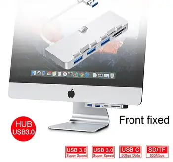 Super Deal Ff14 Usb 3 0 Hub For Imac 21 5 27 Pro Dock 3 Port Adapter Splitter With Tf Sd Card Reader Slim Unibody Computer Aluminum Alloy Cicig Co