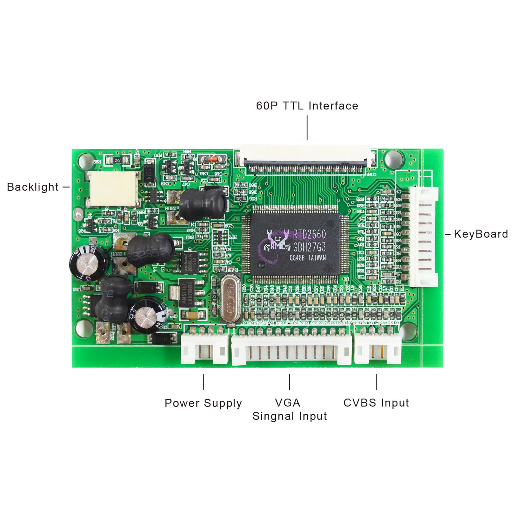 US $110.00 35 VS035SD1 35 inch 800X600 LCD Screen work with HD MI VGA2AV LCD Controller Board