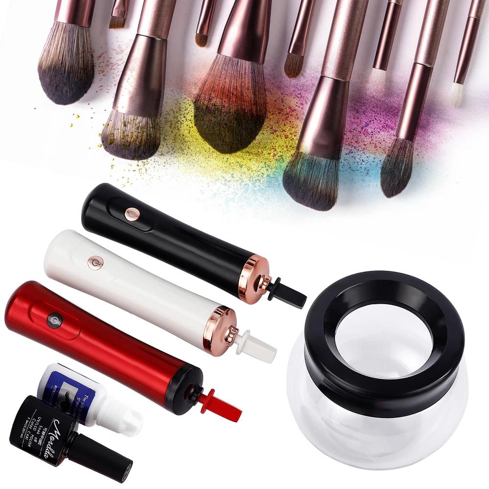 

Electric Bottle Nail Shaker Make up Brush Cleaner Eyelash Glue Shaker for Nail Polish Tattoo Ink Pigment Liquid Shaking Machine