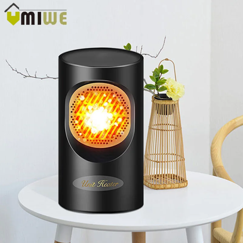 

Mini Home Heater Portable Electric Air Heater 2S Fast Heating Warm Fan Desktop for Winter Household Bathroom Infrared 300-400W