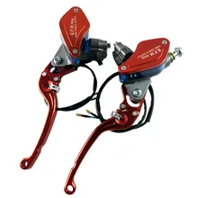 Алюминий 7/" 22 мм об/мин мотоцикла рычаг сцепления, гидравлического тормоза комплект цилиндр водяное охлаждение резервуар для HONDA YMAHA Сузуки Кавасаки