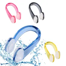 

1/12 PCS Swimming Soft Silicone Nose Clip Ear Plugs Set Swimmer Unisex Nose Clip Earbuds Waterproof For Kids Adults