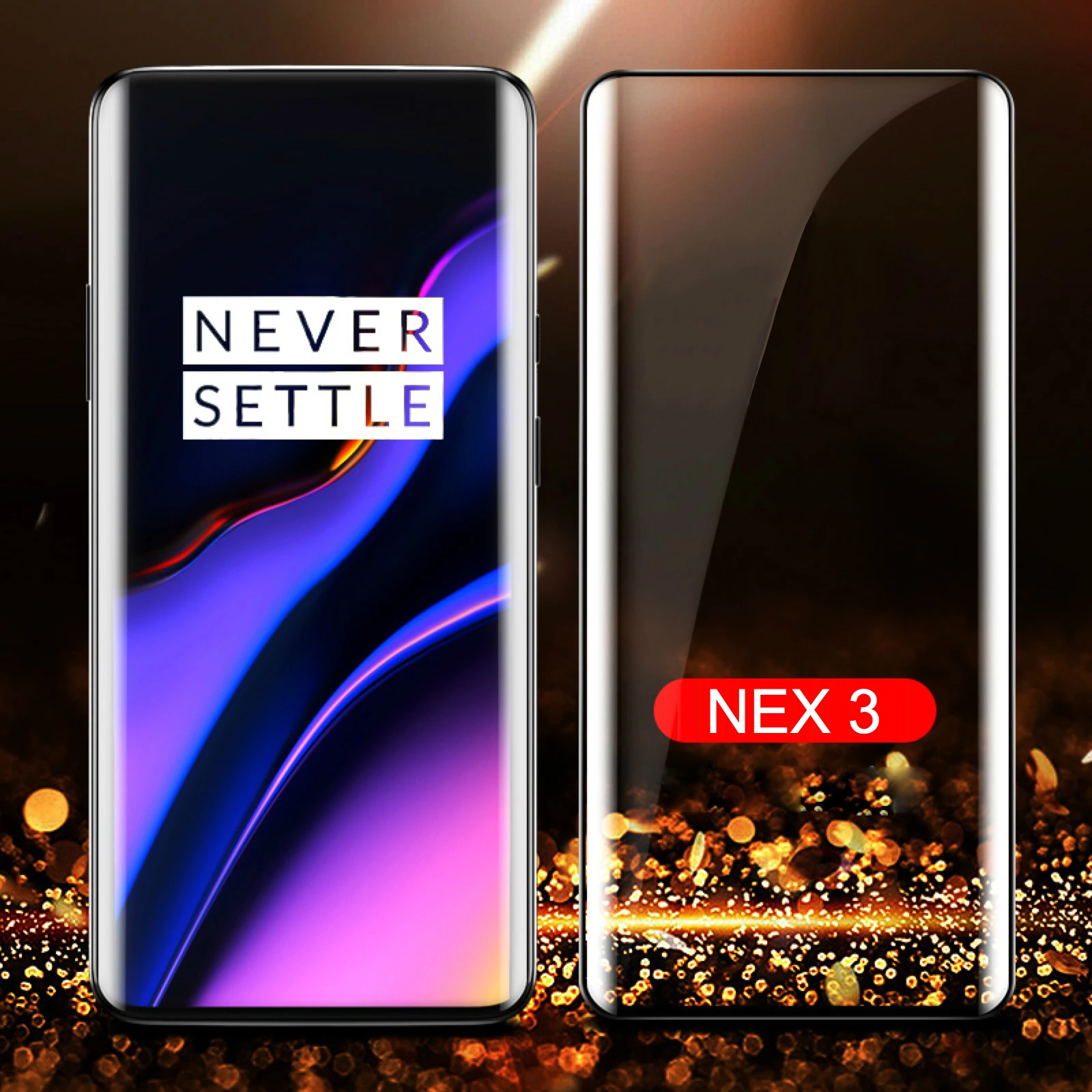 

GFAITH For VIVO NEX 3 Screen Protector Glass Film 3D Full Tempered Glass Curved Screen For vivo nex 3 Glass