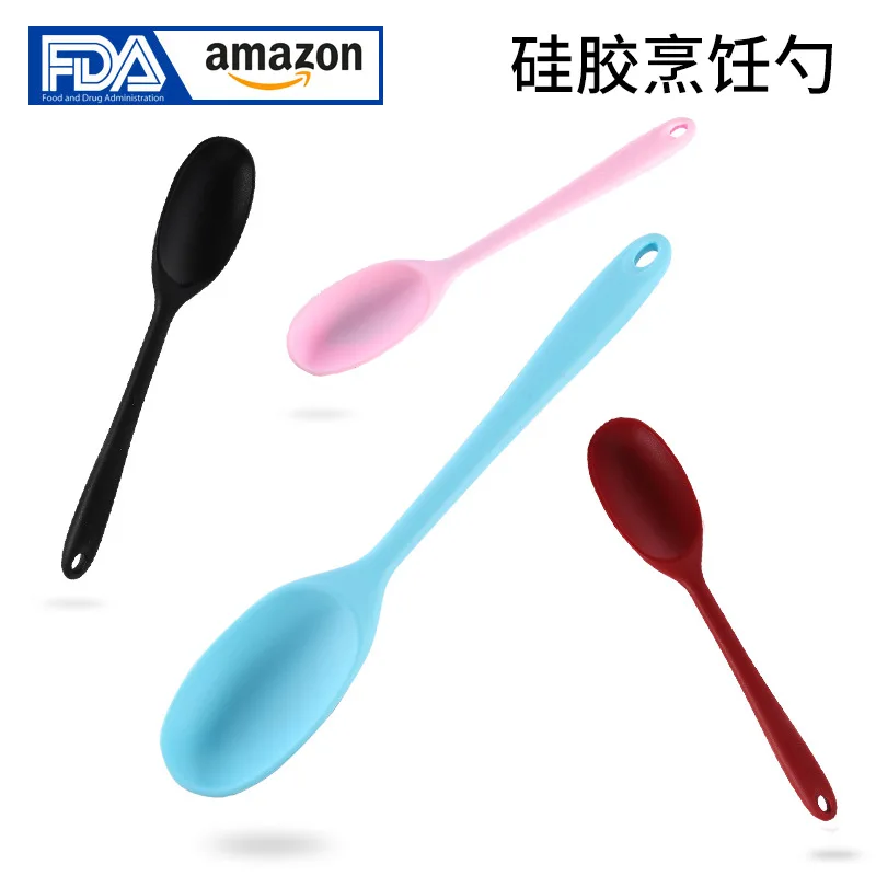 Xuan Juan Direct Supply Cooking Tool 28 Cm One-piece Large Size Silica Gel sha la shao Ladel Dense More Cream Spoon