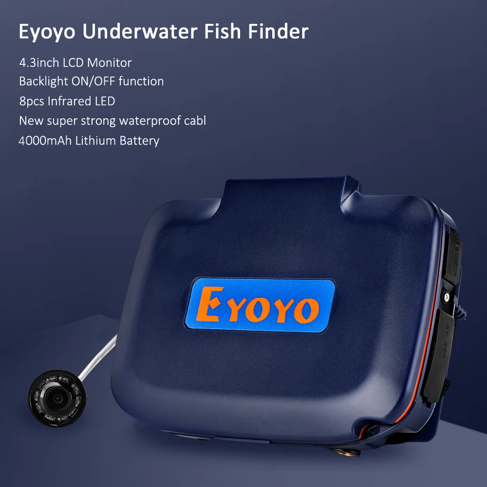- Eyoyo 7HCS Original 43 20MPortable Underwater FishingampInspection Camera Night vision CameraWaterproof IP68 for IceSea