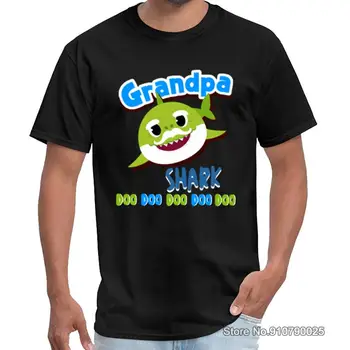 

Design Grandpa Shark Doo Female Tshirt Streetwear Aesthetic Plus Size