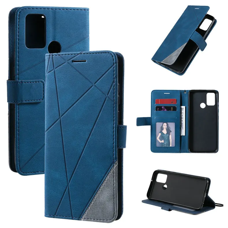 Danh dự 9A Lật Honor 9 MỘT MOA-L29 MOA-LX9 360 Da Bảo Vệ Kinh Doanh Bao Da Book Cover dành cho Huawei Honor 9A Ốp Lưng honor9A Funda huawei pu case