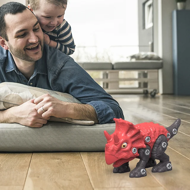 Childrens Dinosaur Puzzle Toy Dinosaur Model Assemble Educational Toy Assembly And Disassembly Dinosaur Toy Gift Box Carefully 2