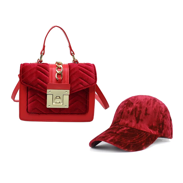 Designer di borse di moda di lusso marchi famosi autunno borse e borsette  di velluto abbinamenti borse e berretti femminili cappelli per donna| | -  AliExpress