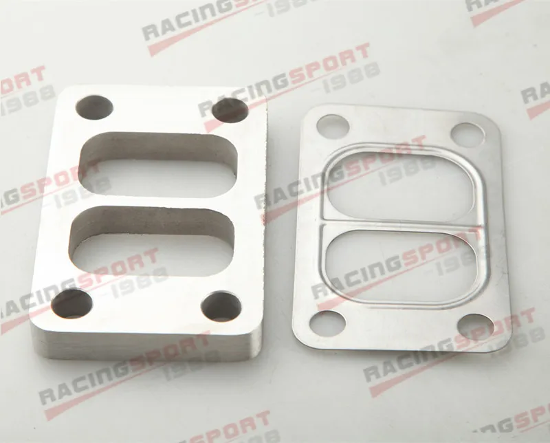 

SS304 Turbo Flange&Gasket For T3 T3/T4 T04E Divided Turbo Manifold Turbo Charger