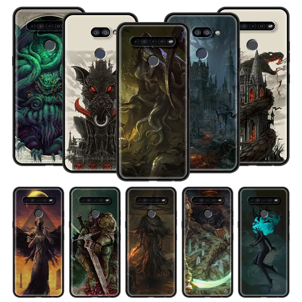 

Dark fantasy art Case For LG K41s K61 K40s K40 K50 K50s G6 G7 G8 K31 K42 K52 K62 K71 Silicone Soft Black Back Cover