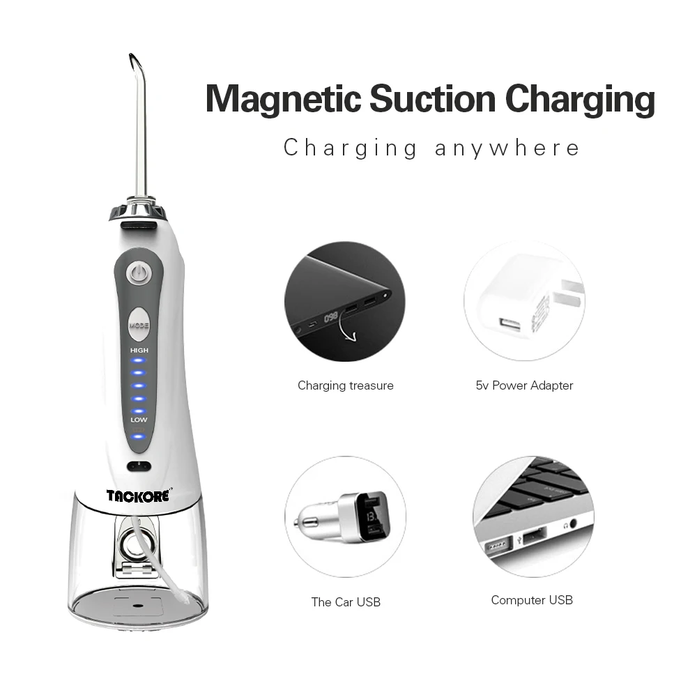 Beste Draagbare Water Tanden Bleken Elektrische Monddouche Waterstraal Usb Oplaadbare Dental Irrigator Tandenstoker Tanden Reinigen