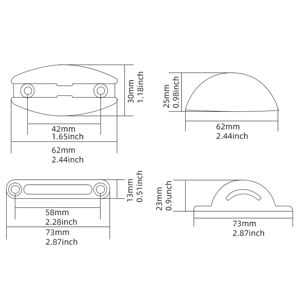 Door Retainer Kit T Shape Door Stop Retaining Catch Latch For Rv Caravan Camper Motorhome Boat Retainer Holder Stopper rv door retainer kit
