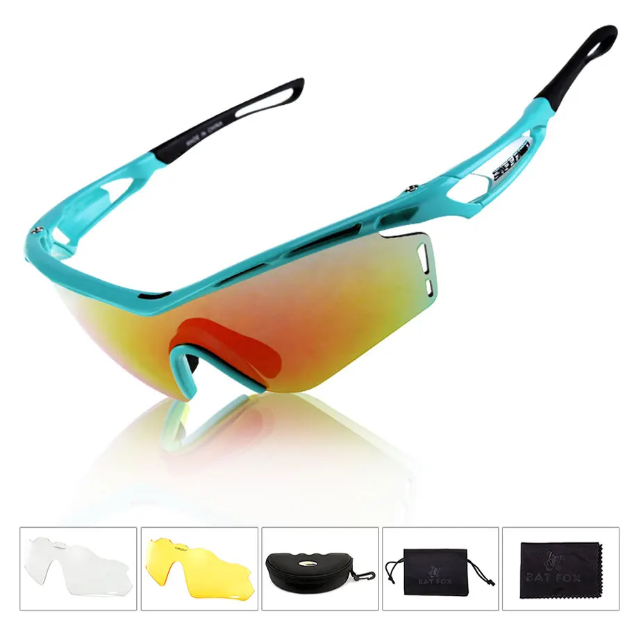 BATFOX мужские и женские поляризованные велосипедные очки с защитой от ультрафиолета, спортивные очки, очки для улицы, велосипедные солнцезащитные очки, Oculos Ciclismo - Цвет: 111