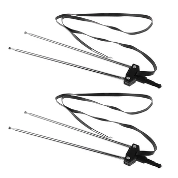 

2x Mini Digital TV Antenna for TV/ Digital Television / FM Radio, Telescopic Antenna Replacement for FM Radio