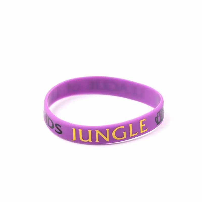 300 шт/лот забавный браслет с ADC JUNGLE TOP SUPPORT MID Ranking модный силиконовый браслет для женщин мужские браслеты