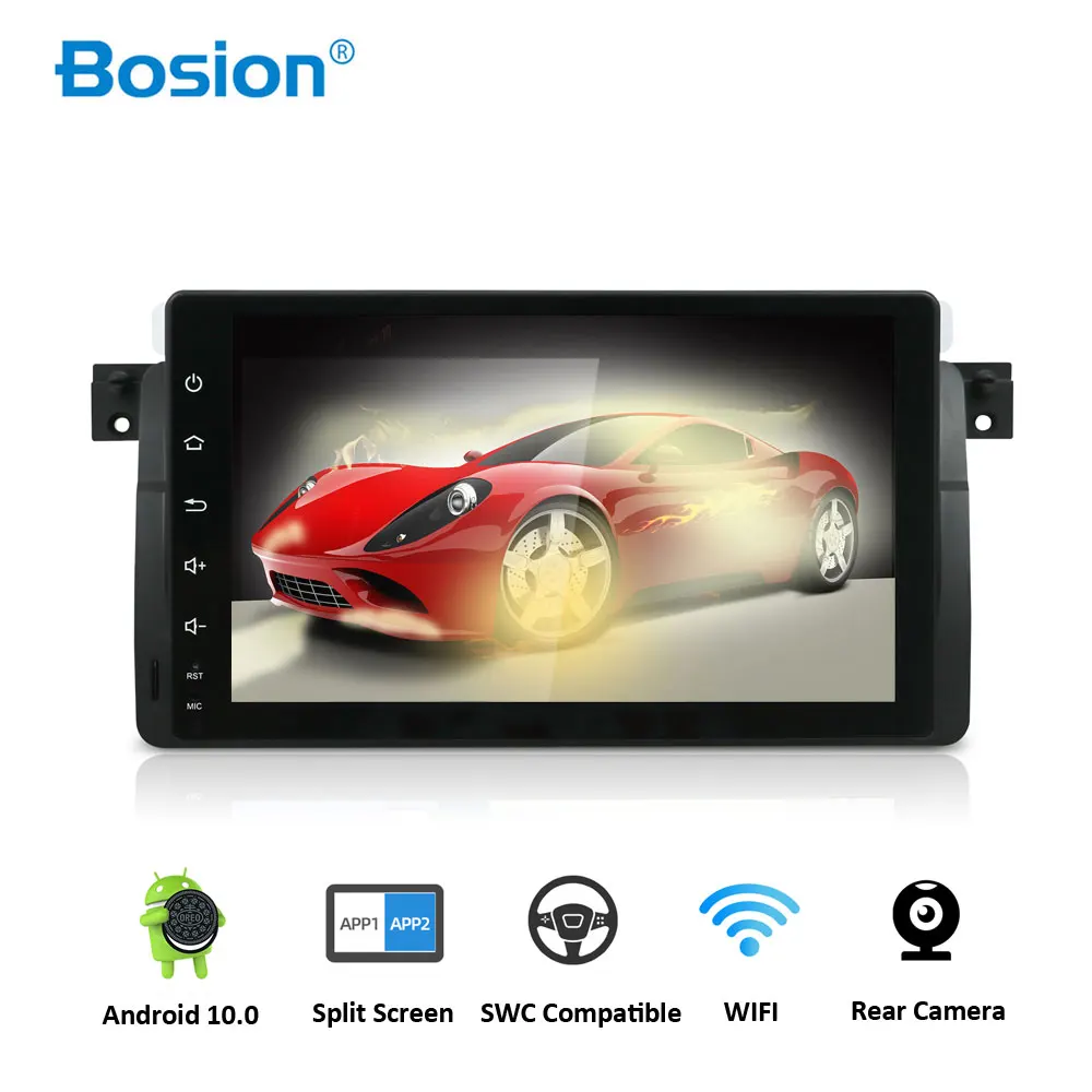 Автомагнитола Bosion 1 Din Android 10 автомобильный DVD плеер для BMW E46 M3 318/320/325/330/335 Rover 75 1998 2006