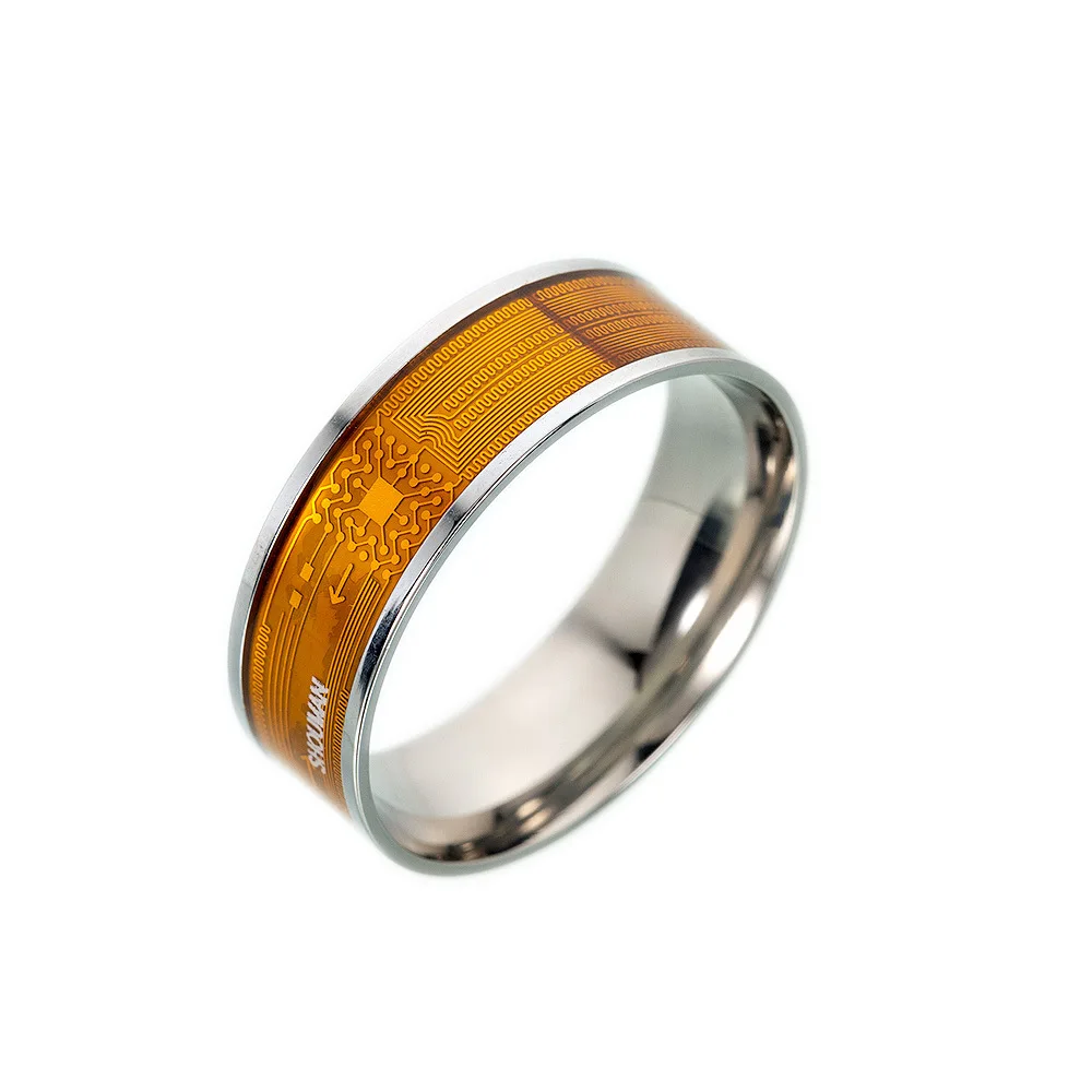 

NFC Smart Ring Intelligent Chip Magic Finger NFC Ring IC ID Card for NFC Mobile Phone Stainless Steel Waterproof Smart Ring