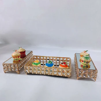 

2020 gold Mirror Metal Cake Stand Plate Home Wedding Birthday Party cake stand cake tool New Europe