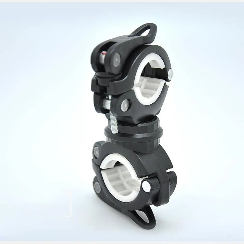 

360 Degree Rotating Bicycle Flashlight Holder Bicycle Handlebar Mount Bike Handlebar Clip Stand Light Mount Bracket