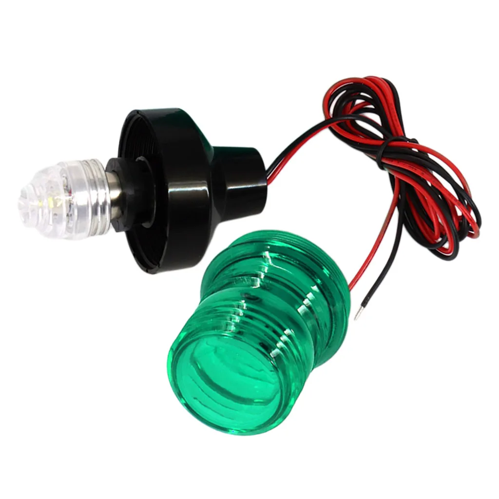 Boat Marine LED Navigation 12V/24V Green 360 All Round Anchor Warning Light