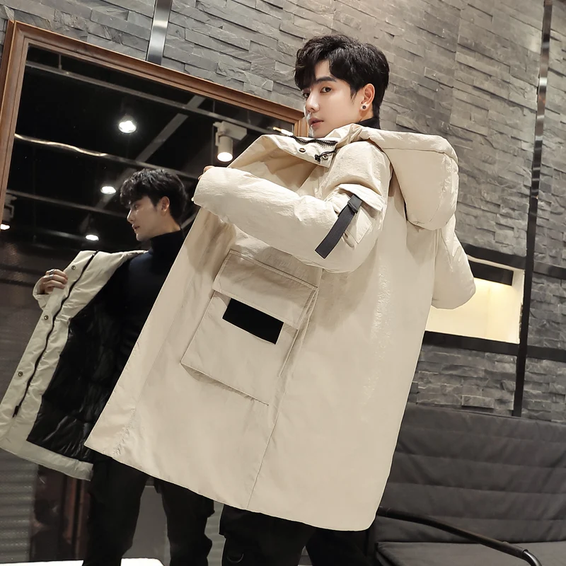 

The 2019 new cotton padded jacket for men's hooded baguette trend is a cool winter work jacket in cotton padded jacket