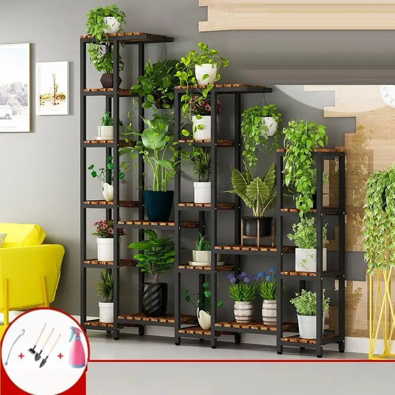 Деревянные полки Rak Bunga для строительных лесов Porta Piante Plantenrekken садовый стол Dekoration
