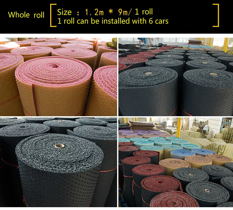 Customized Universal Car Floor Mats Auto Classic Design Car Interior Wire Mats Fit Most Cars