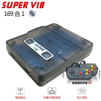 

2019 Super VIB TV Game Console 8bit Retro Video Game Console Built-In 169 Games for Handheld Game Players Dual Vibration Gamepad