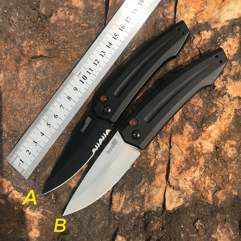 

AUTO Kershaw quick Open Outdoor Folding Knife 7200 gram xiao jump knife self -Defense body must carry fruit knife EDC Tool