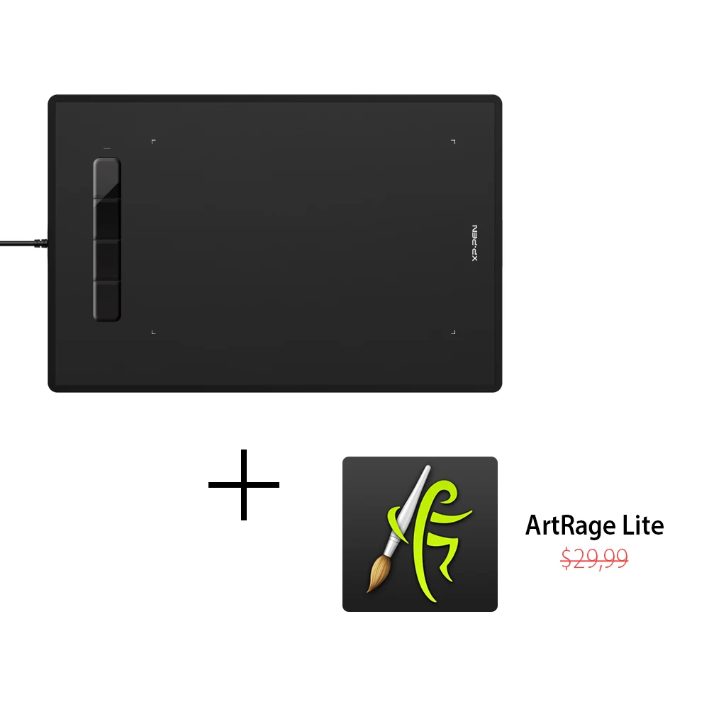 And ArtRrtRage Lite XP-Pen Star G960 цифровой графический планшет для рисования 8192 уровней цифровой с поддержкой наклона Android Windows MAC ручка планшет искусство - Цвет: And ArtRrtRage Lite