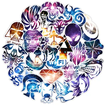 

100Pcs/Set Classics Starry sky Stitch Stickers Scrapbooking Stickers For Luggage Laptop Notebook Car Motorcycle Toy Phone