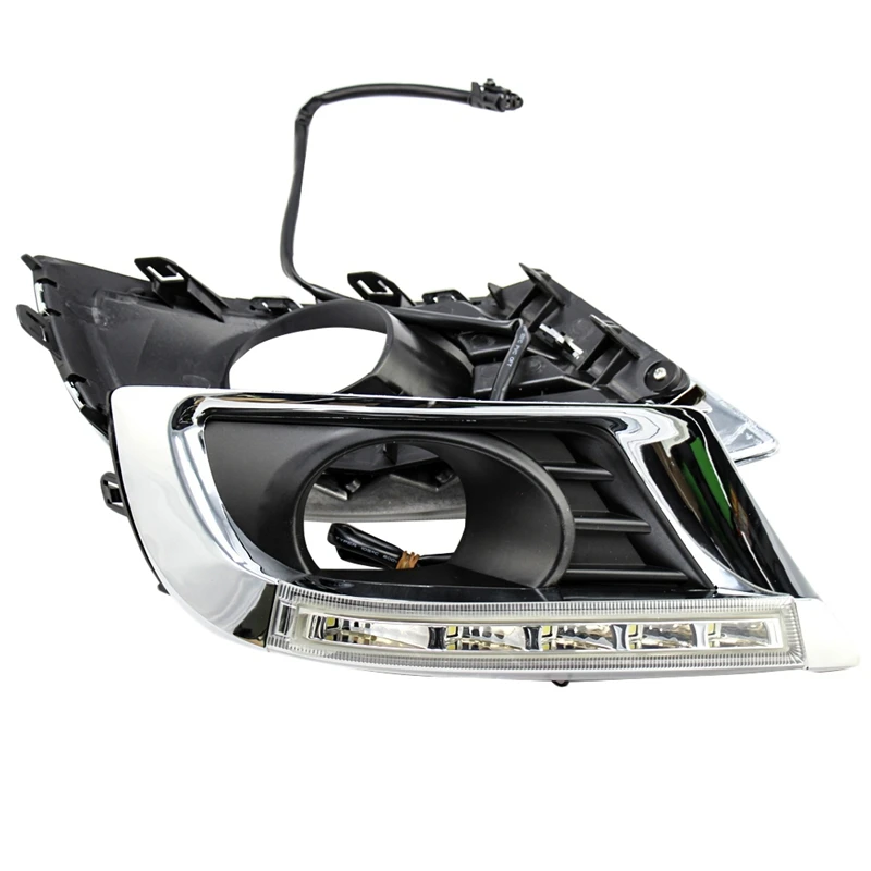 Для Toyota Camry 2009-2011 Drl Габаритные огни 12В Светодиодная лампа с отложным воротником желтый сигнал