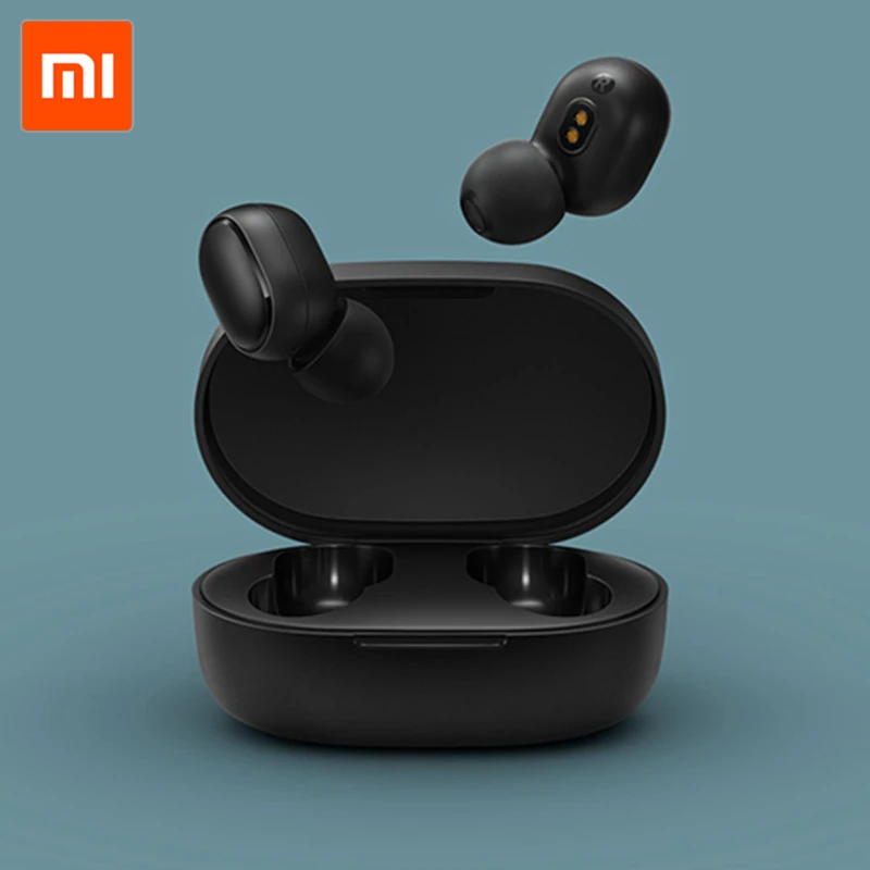 Беспроводные наушники xiaomi airdots Redmi TWS голосовое управление Bluetooth 5 0 шумоподавление