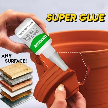 

1/2/5/10PCS Uniglue Universal Super Glue Strong plastic Glue For Resin Ceramic Metal Glass 30ml/50ml