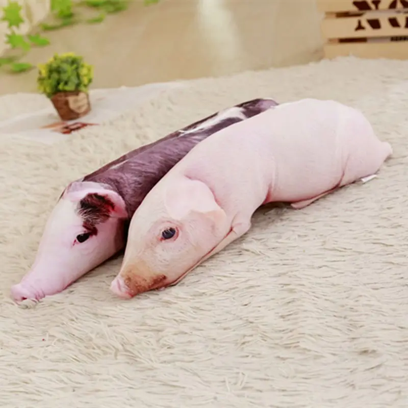 Очень большая 3D подушка для куклы-свиньи, подушка для пижамы, креативная пародия свиньи, подушка, плюшевые игрушки
