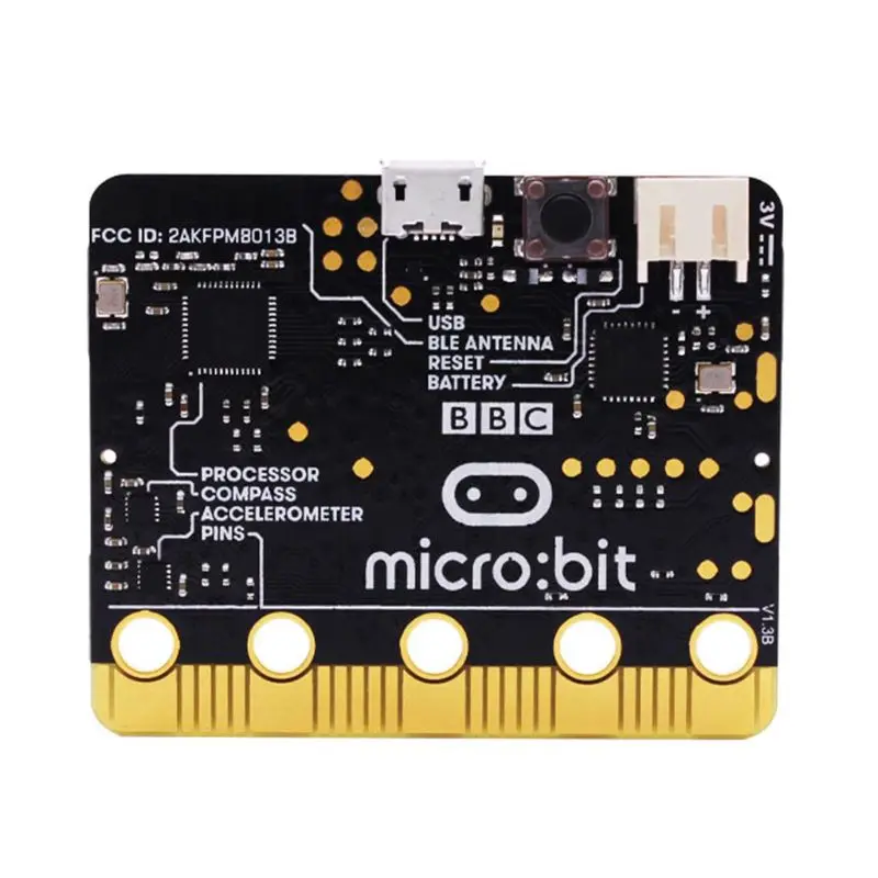 DIY Microbit макетная плата для начинающих питонов Графический модуль программирования D08B