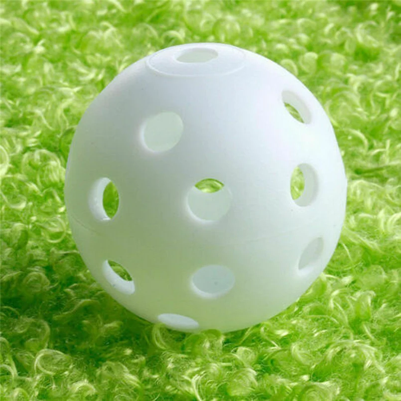 50pcs plastic hollow golf practice ball hollow hole ball indoor exercise ball 4cm golf hollow ball bright colors 20O24 (3)