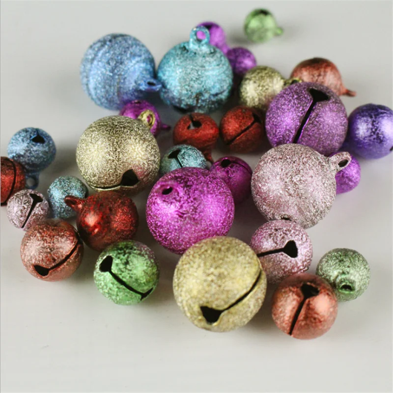 10 шт., золотые, серебряные рождественские колокольчики, украшения для рождественской елки, украшения для дома, год, аксессуары для дома