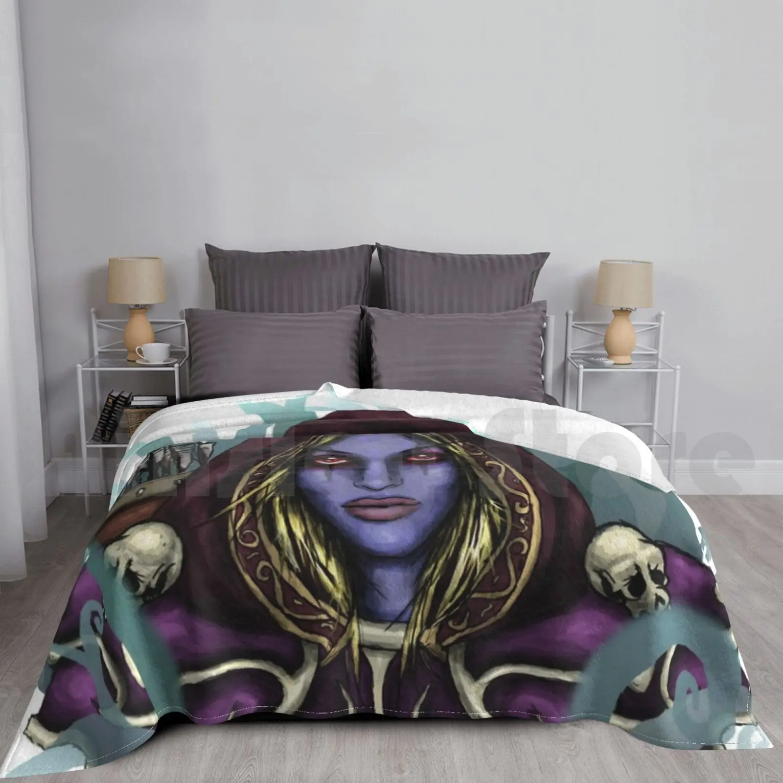 Sylvanas Windrunner Coperta Fashion Custom Sylvanas Sylvanas Windunner Wow World O Game Gamer Girl Gamer