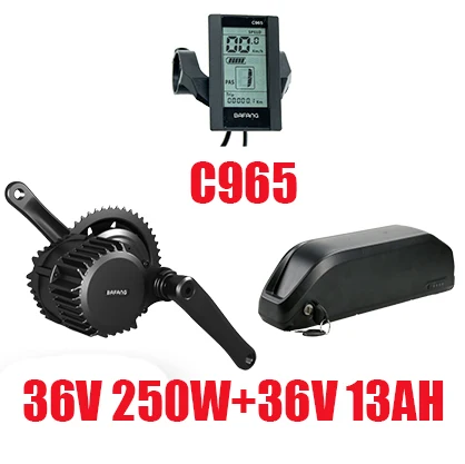 C96536V250W13AH Bafang 36В мотор 250W BBS01 8FUN Электрический велосипед набор для электровелосипеда Conversion Kit с Батарея 13/115. 6/21 AH e моторколесо, BB01B - Цвет: C96536V250W13AH