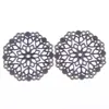 10Pcs Connectors Pendants Butterfly Filigree Flower Wraps Metal Crafts For Embellishments Scrapbooking Jewelry DIY Accessories ► Photo 3/6