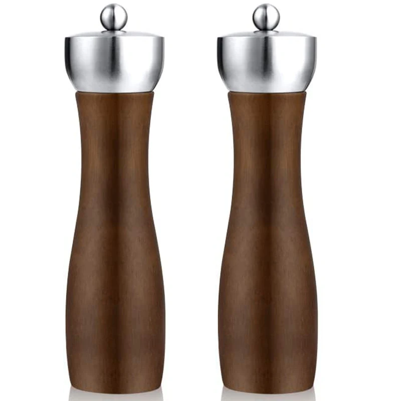 wooden salt and pepper shakers