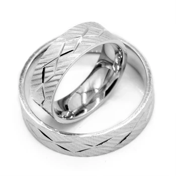 

Classic Stripe Cross 925 Silver Couple Rings Set Wedding Band Lover Ring for Men Women Fine Jewelry Gifts