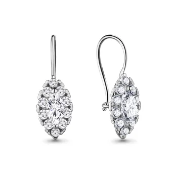 

Children earrings AQUAMARINE without inserts Silver 925