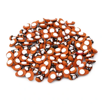 

100pcs Baby DIY Toys Wooden Yellow Cartoon Animal Bee Wall Stickers Fridge Art Cute Bee Wall Stickers Home Decoration