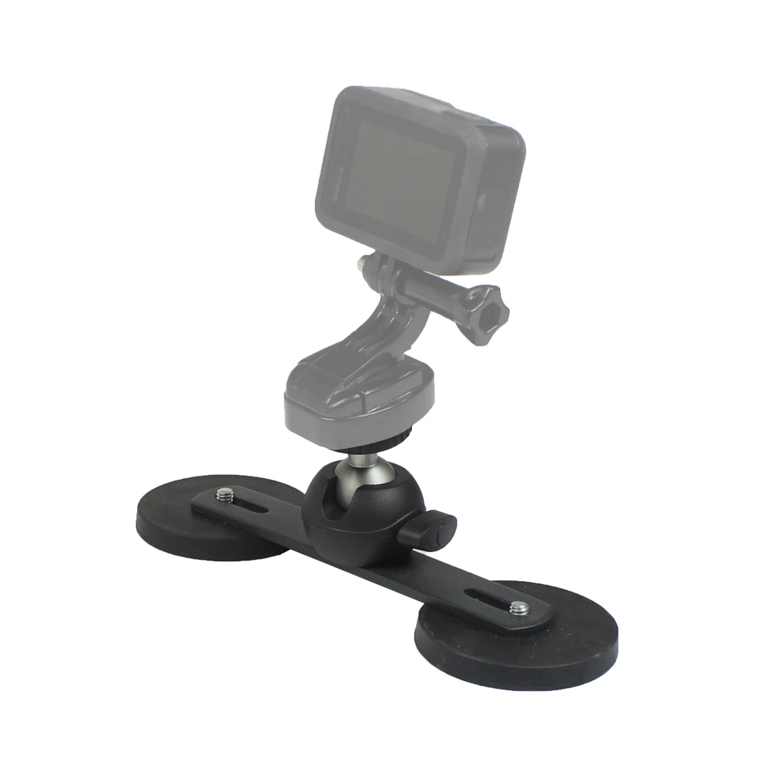 NovelGoal Base Magnetica Con Ventosa Per Fotocamera – Foro 1/4", D66mm Per Action Cam - 5