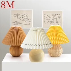 Mini lampe de Table créative en forme de champignon, 8M, style nordique, luminaire décoratif d'intérieur, idéal pour un bureau ou une chambre à coucher 